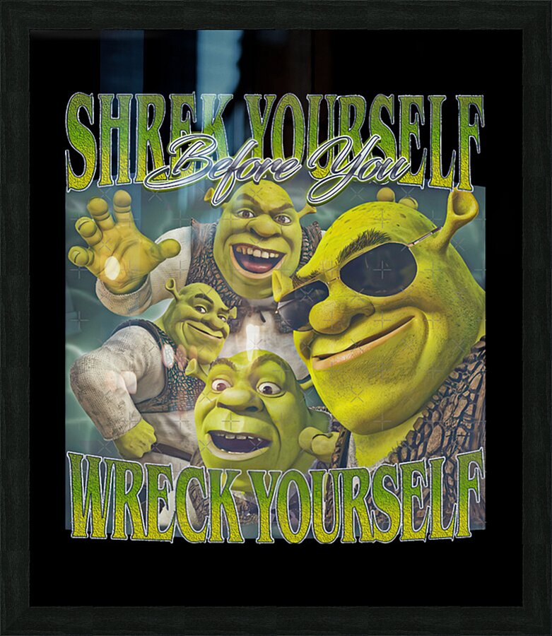 Shrek 40 Picture Frame print