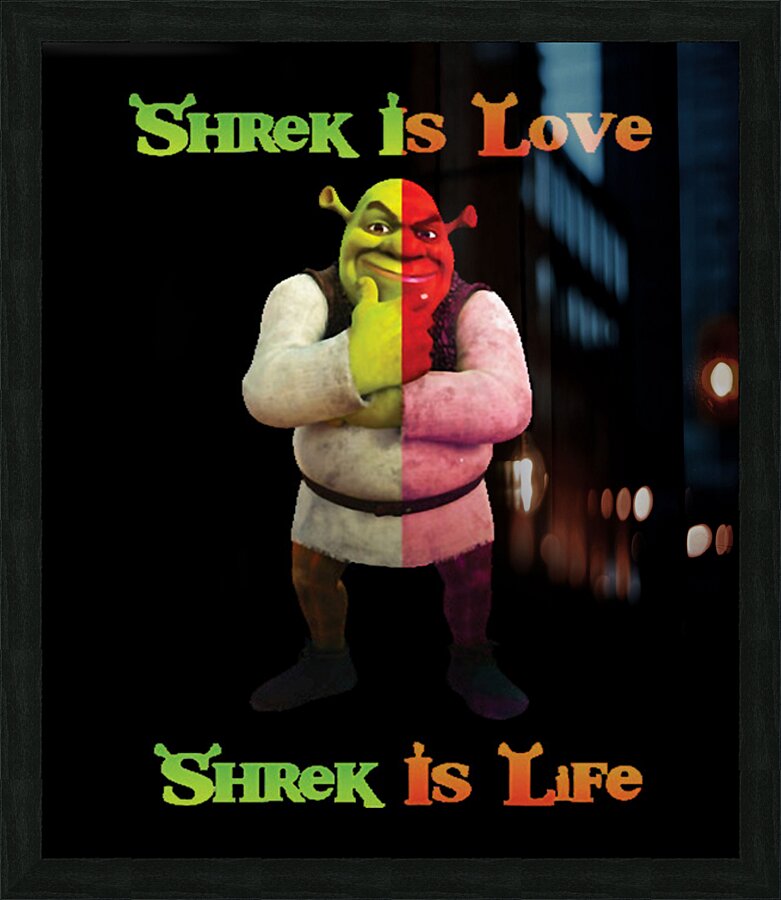 Shrek 47 Picture Frame print