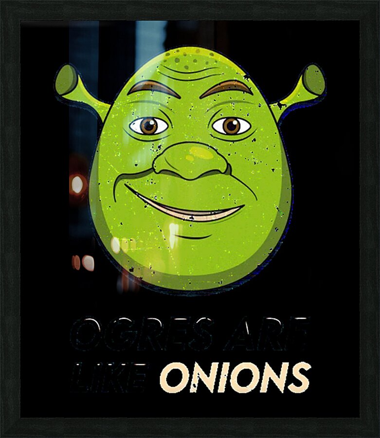 Shrek 50 Picture Frame print
