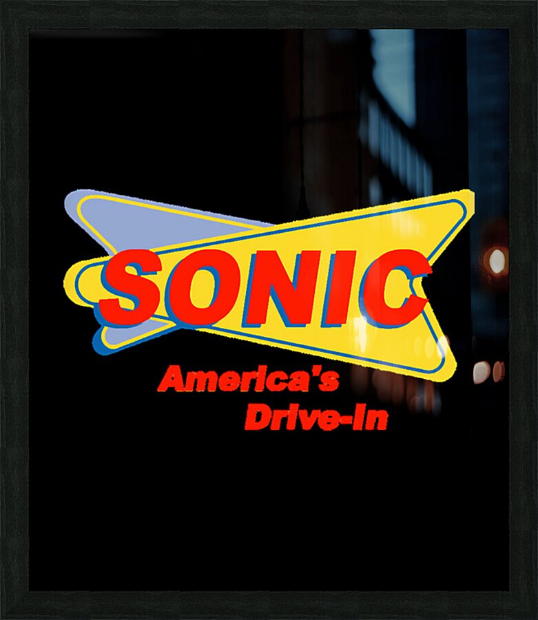 Sonic 1 Picture Frame print
