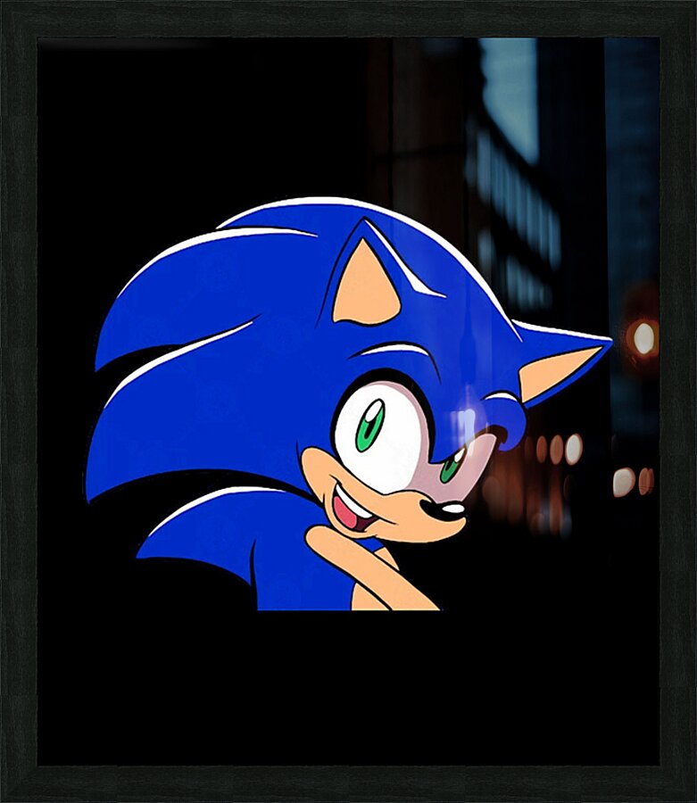 Sonic 8 Picture Frame print