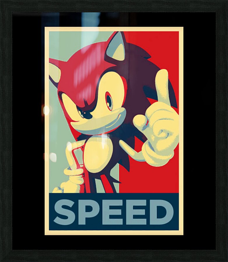 Sonic 9 Picture Frame print