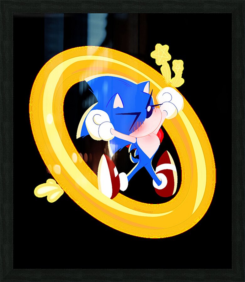 Sonic 11 Picture Frame print