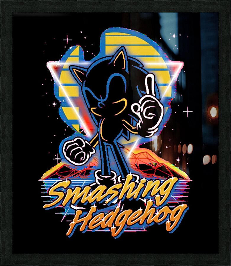 Sonic 12 Picture Frame print