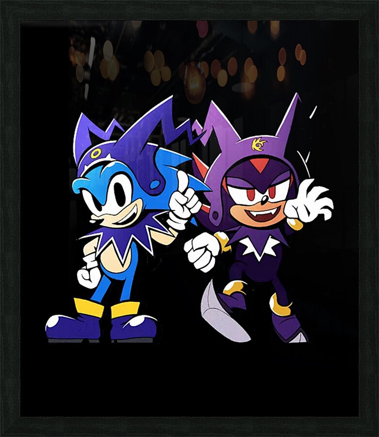 Sonic 24 Picture Frame print