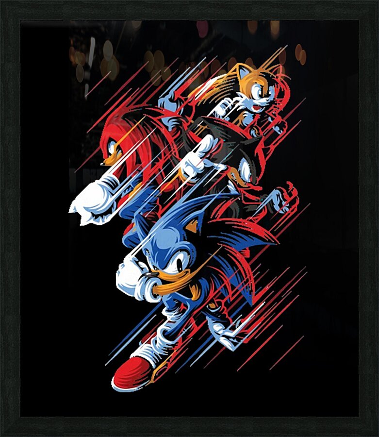 Sonic 26 Picture Frame print
