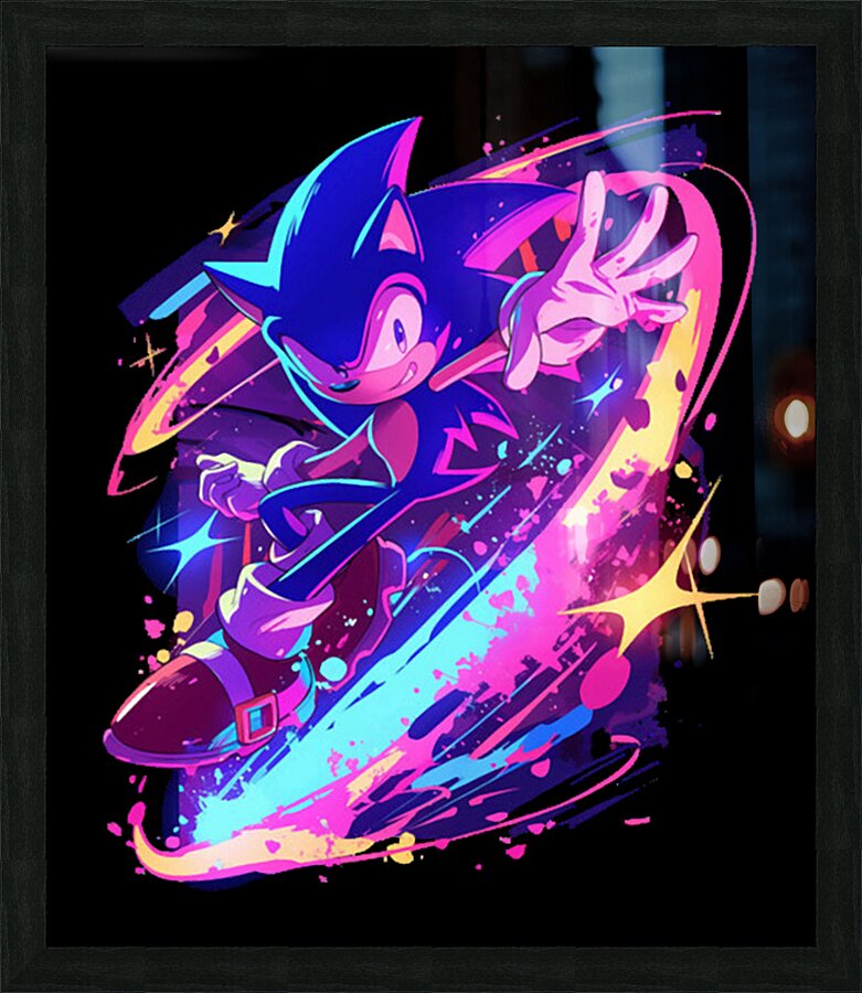 Sonic 29 Picture Frame print