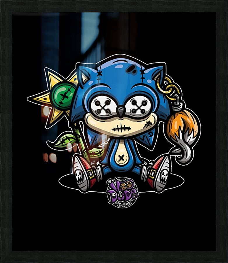 Sonic 32 Picture Frame print