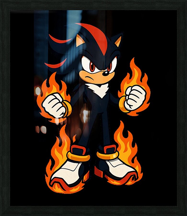 Sonic 37 Picture Frame print