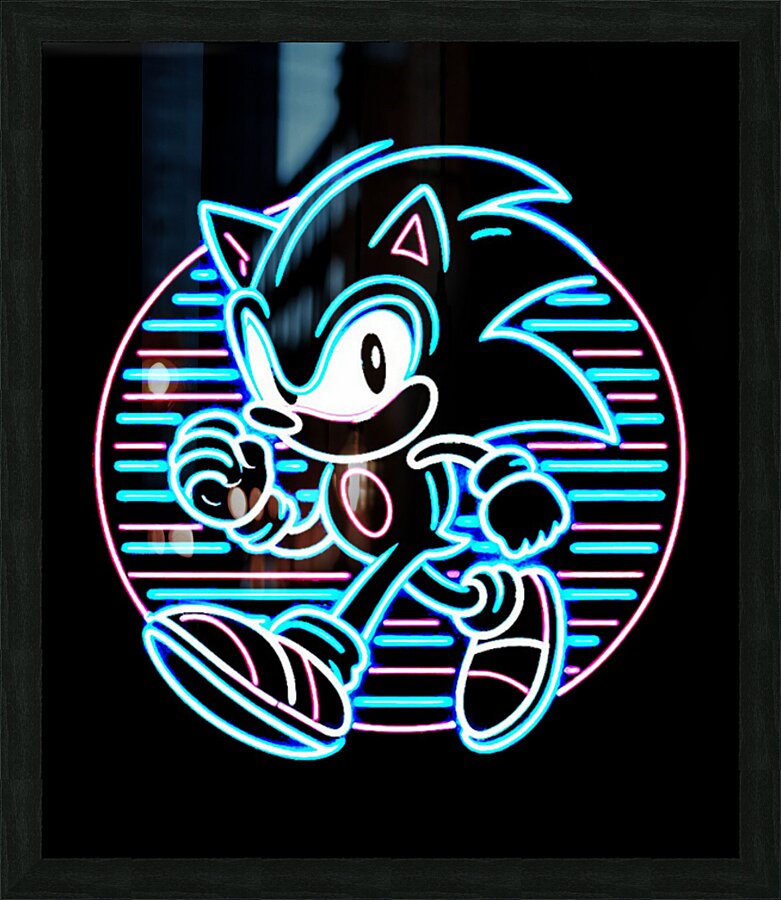 Sonic 38 Picture Frame print