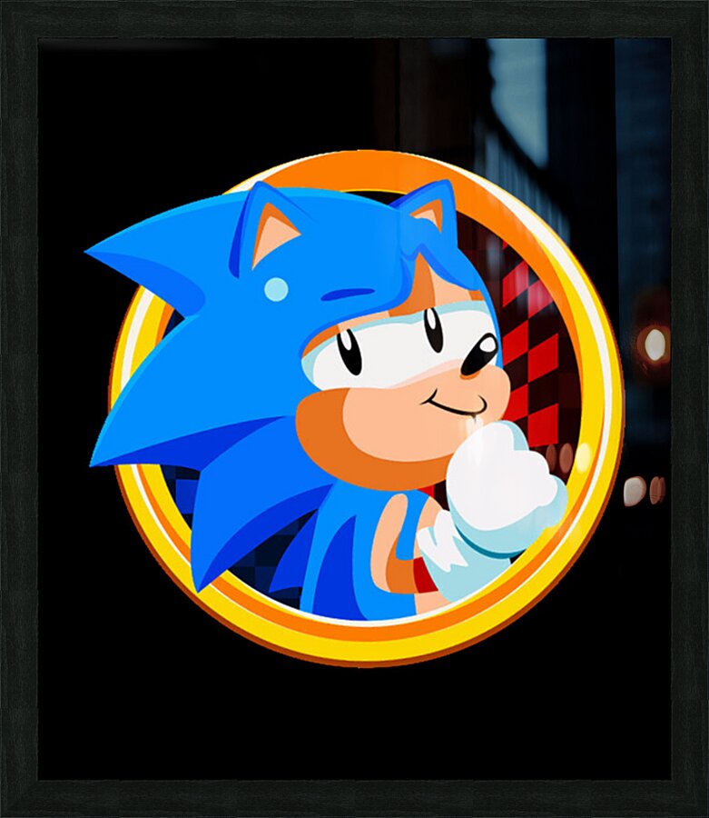 Sonic 41 Picture Frame print