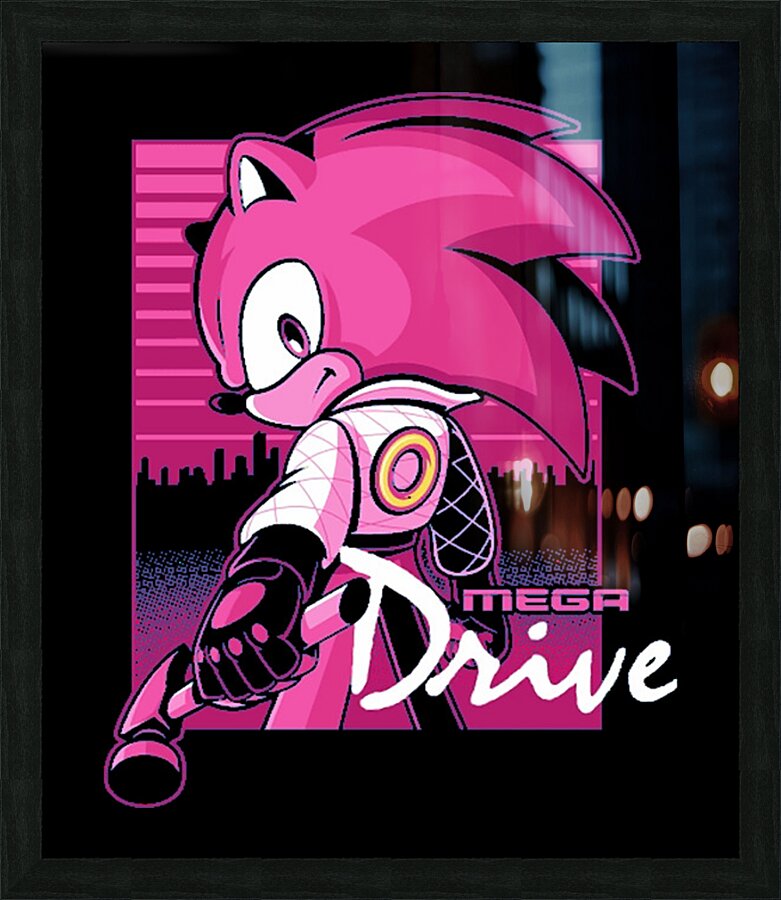 Sonic 42 Picture Frame print
