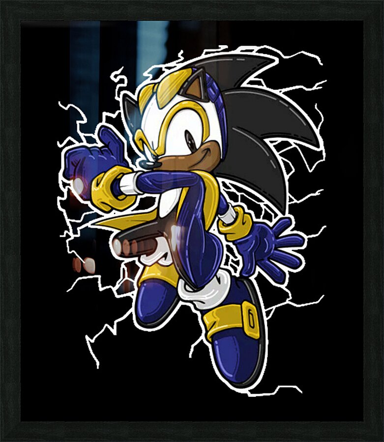 Sonic 44 Picture Frame print