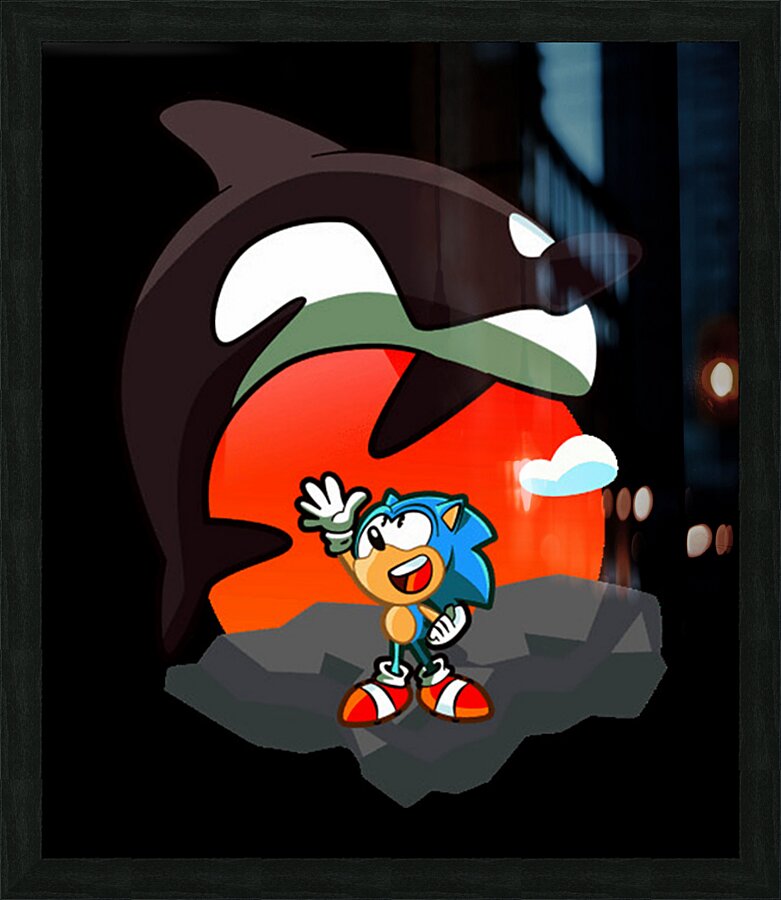 Sonic 47 Picture Frame print