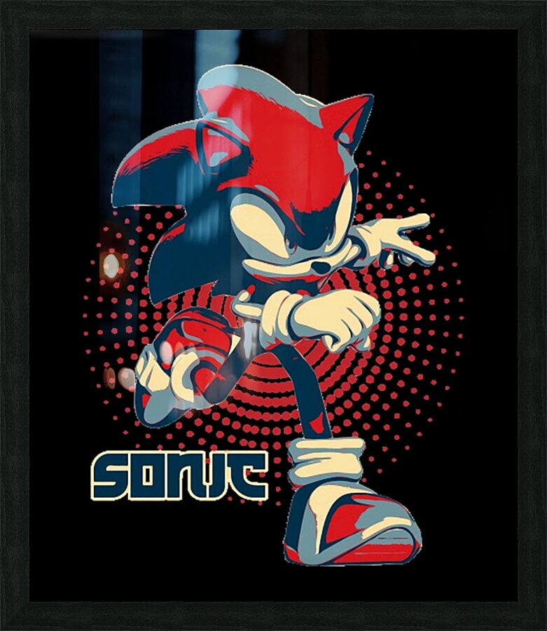 Sonic 52 Picture Frame print