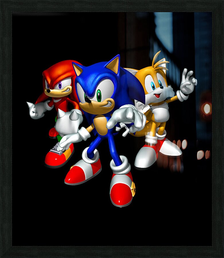 Sonic 55 Picture Frame print