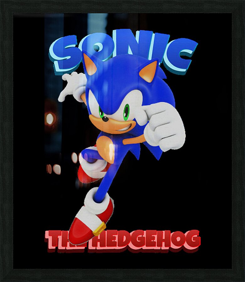 Sonic 56 Picture Frame print