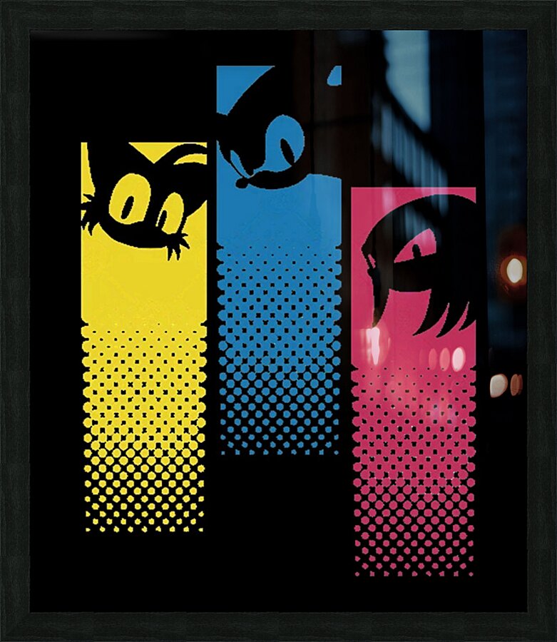 Sonic 60 Picture Frame print