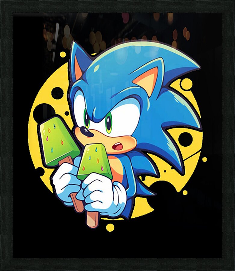 Sonic 1 Picture Frame print