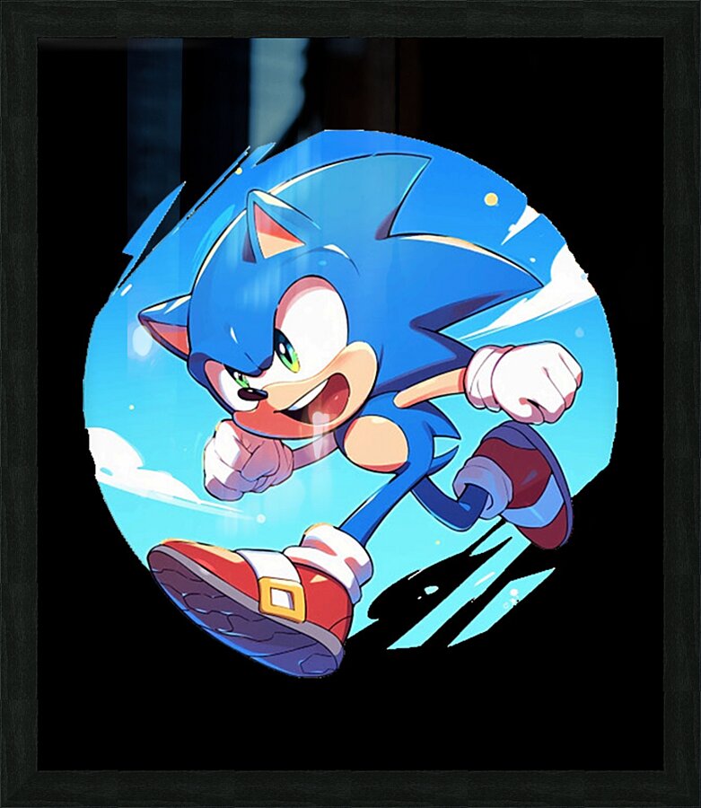 Sonic 2 Picture Frame print
