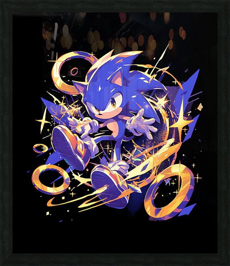 Sonic 4 Picture Frame print