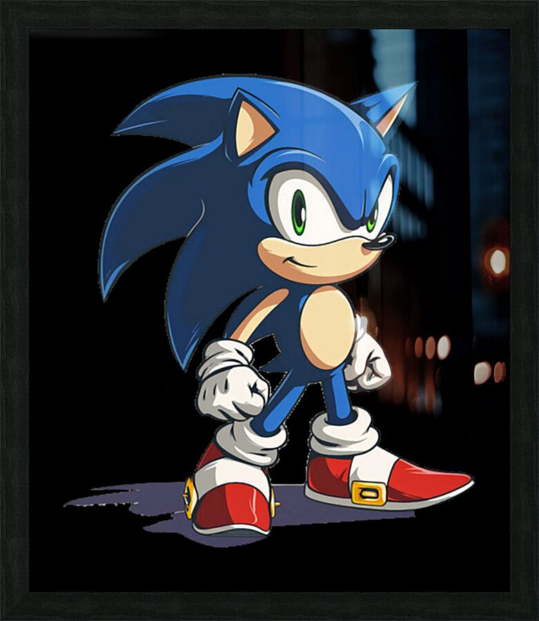 Sonic 6 Picture Frame print
