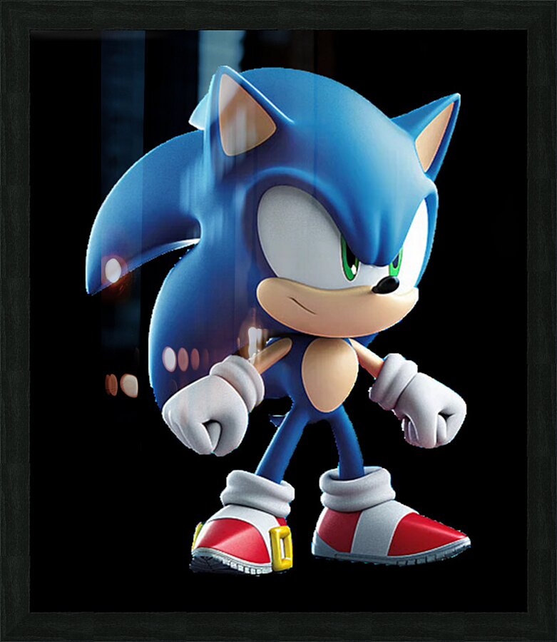 Sonic 10 Picture Frame print