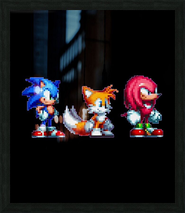 Sonic 11 Picture Frame print