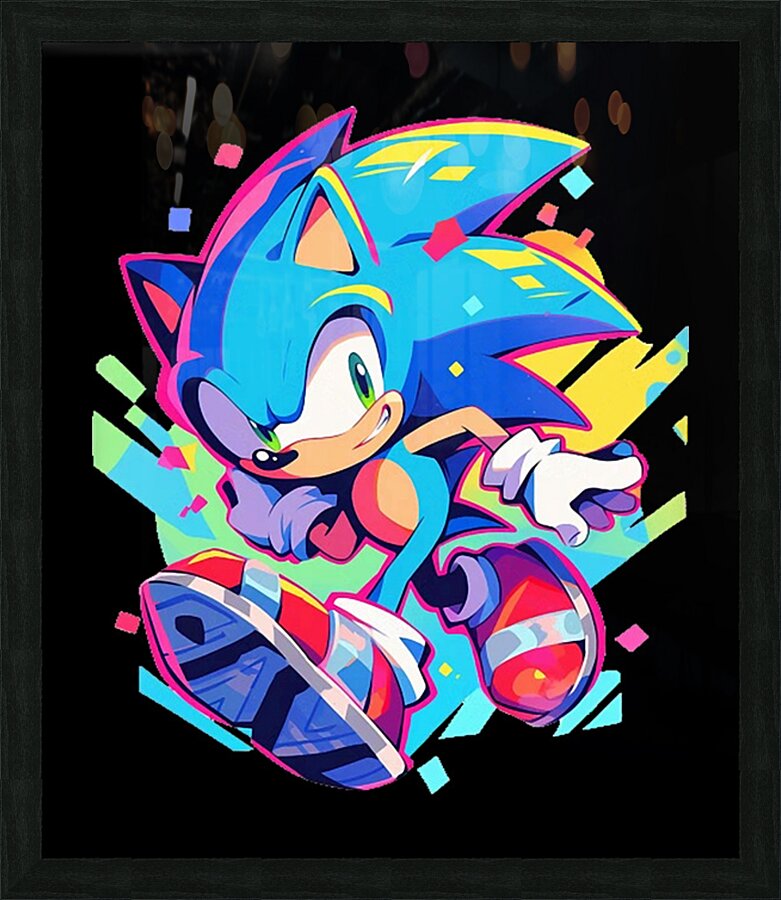 Sonic 13 Picture Frame print