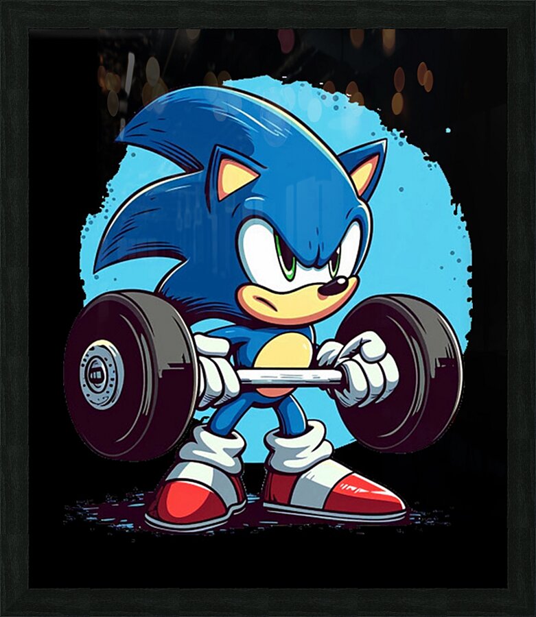 Sonic 19 Picture Frame print
