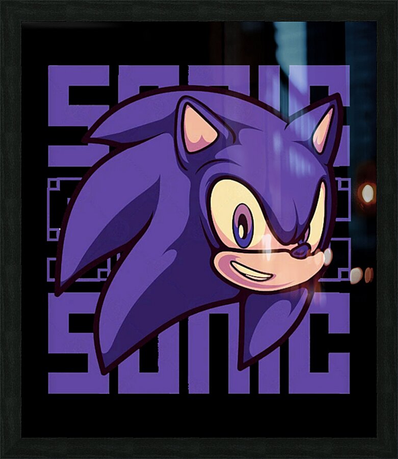 Sonic 20 Picture Frame print