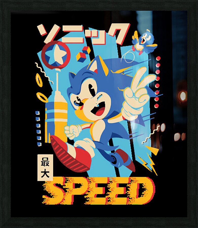 Sonic 22 Picture Frame print