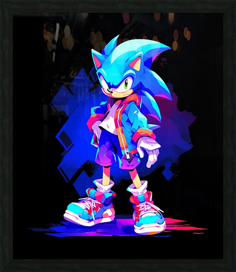 Sonic 31 Picture Frame print