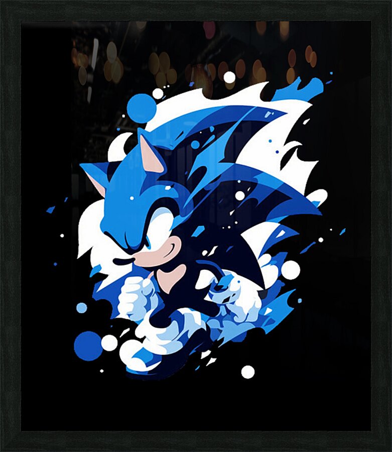 Sonic 32 Picture Frame print
