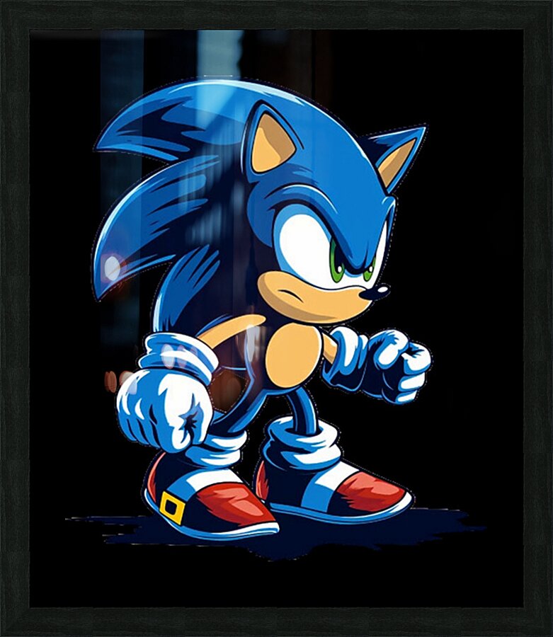 Sonic 37 Picture Frame print