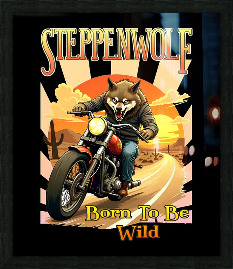 Steppenwolf 8 Picture Frame print