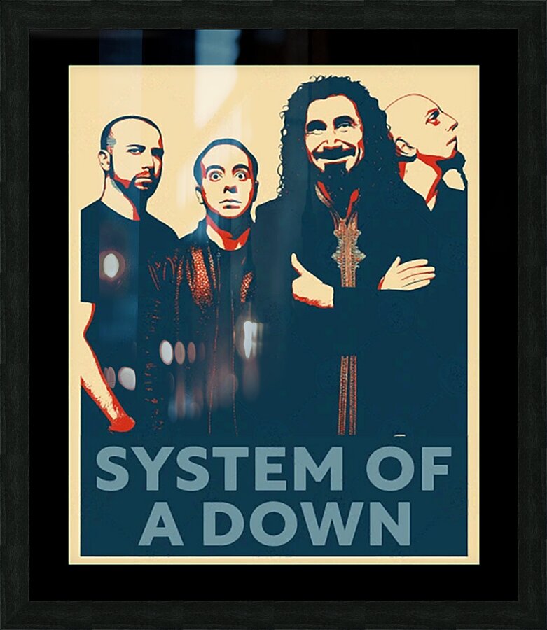 System of a Down 7 Picture Frame print