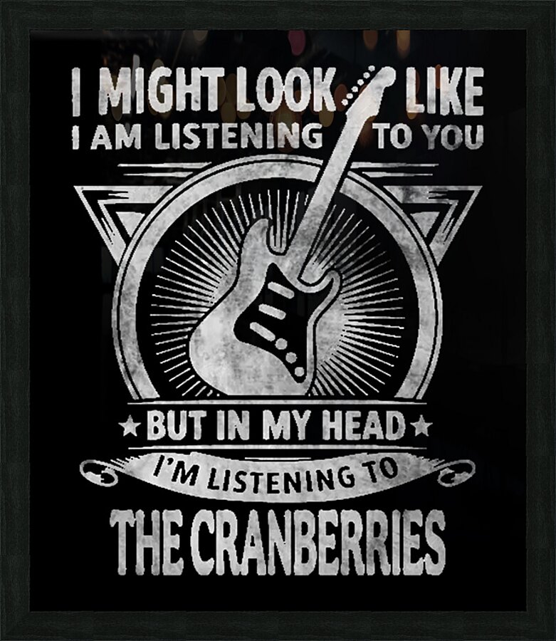 The Cranberries 33 Picture Frame print