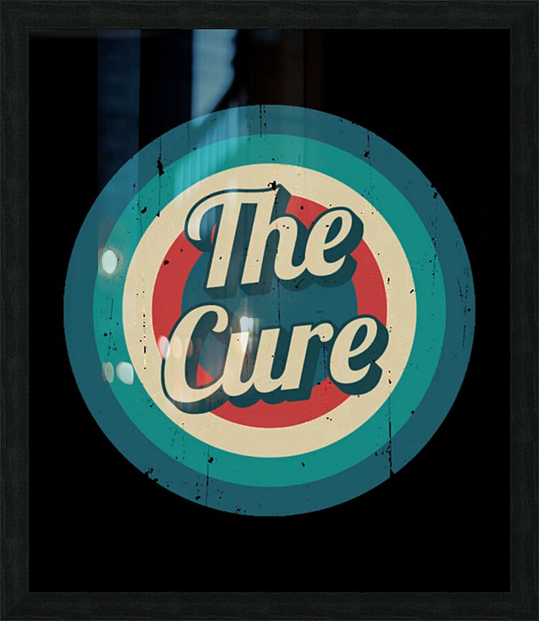 The Cure 5 Picture Frame print