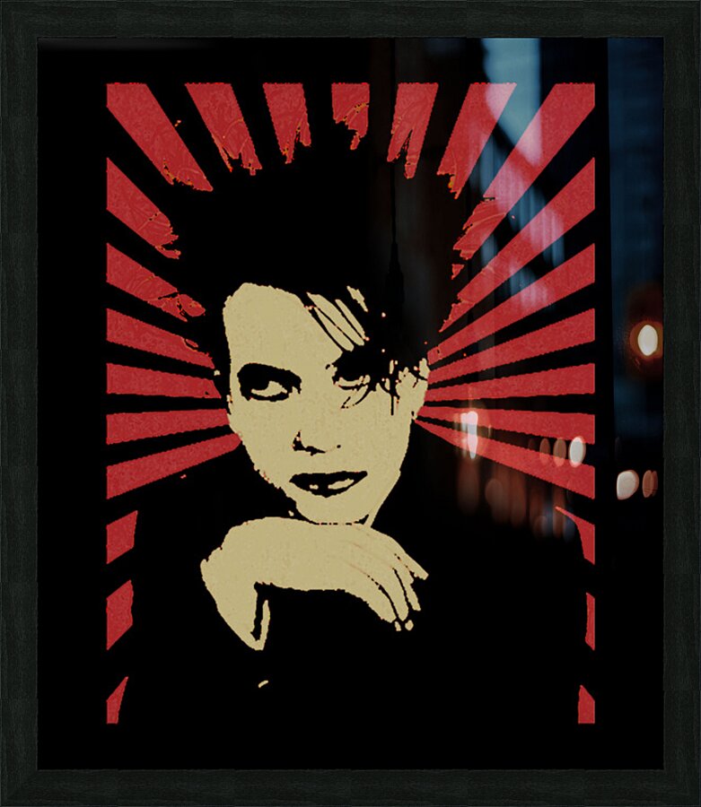 The Cure 15 Picture Frame print