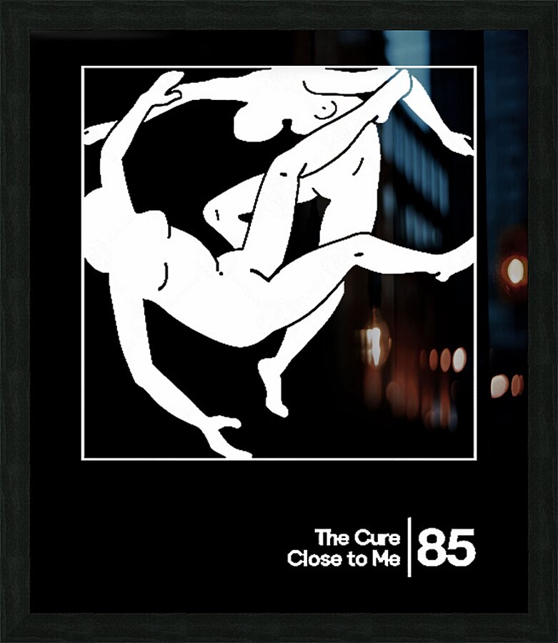 The Cure 40 Picture Frame print