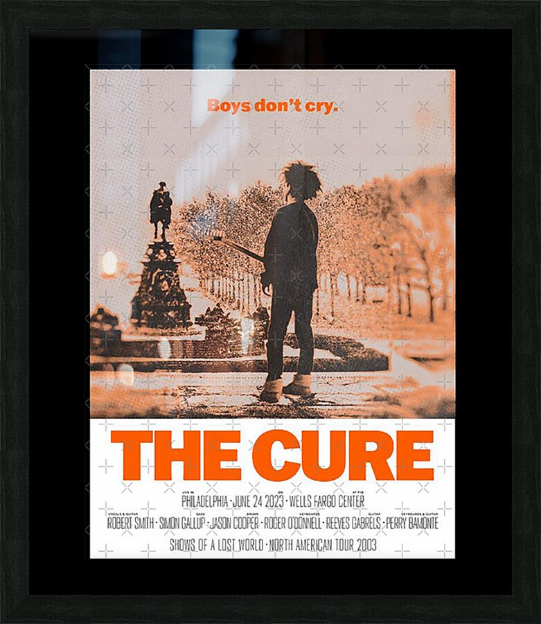 The Cure 46 Picture Frame print