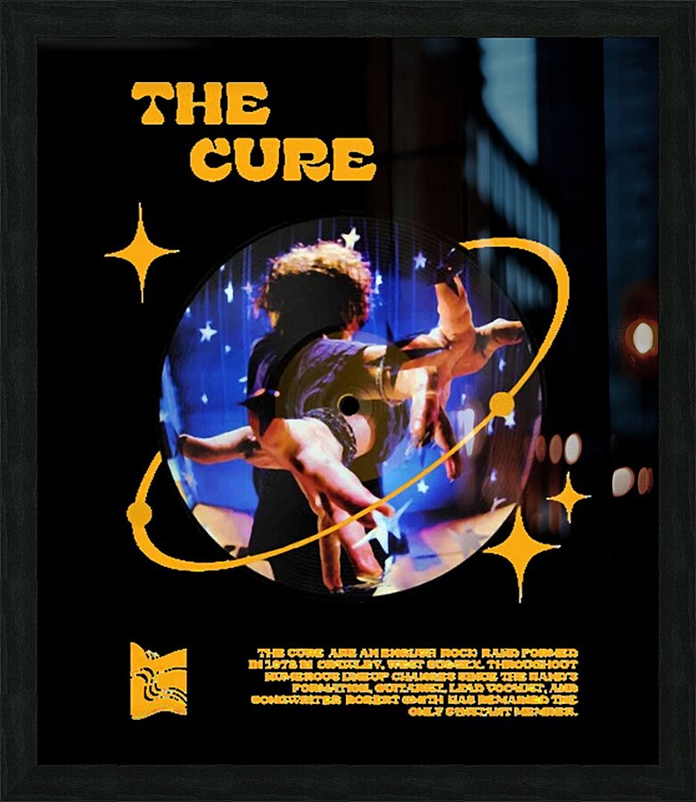 The Cure 56 Picture Frame print