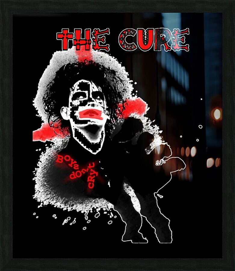 The Cure 4 Picture Frame print