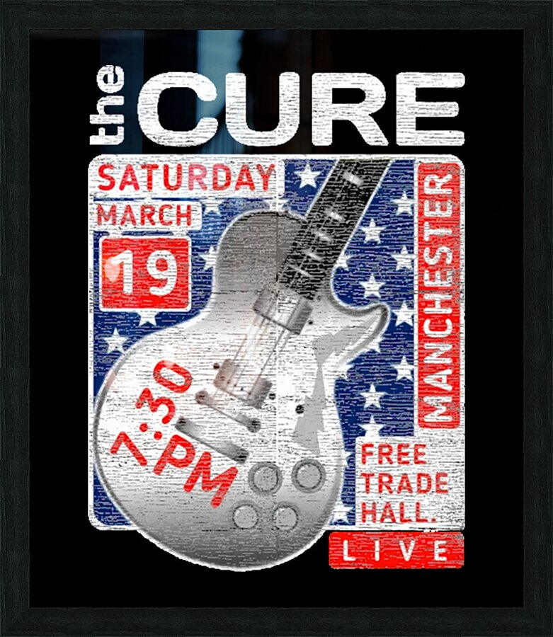 The Cure 8 Picture Frame print