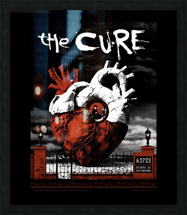 The Cure 12 Picture Frame print