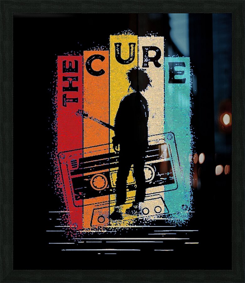 The Cure 15 Picture Frame print