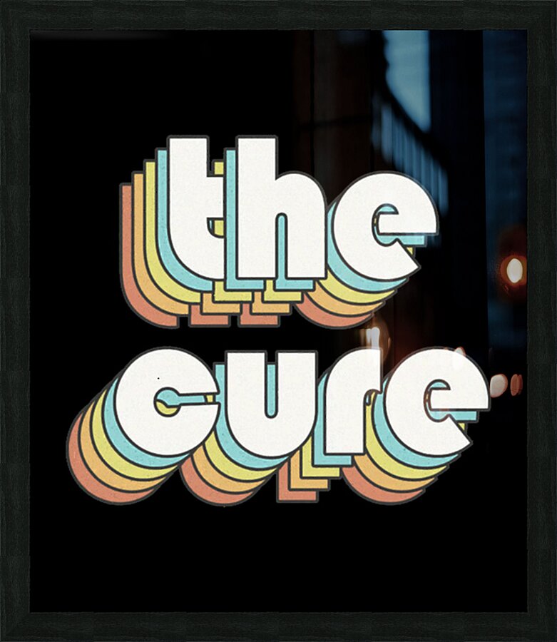 The Cure 25 Picture Frame print