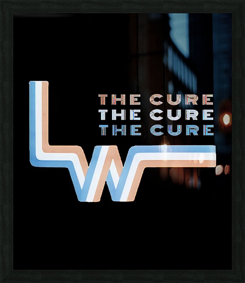 The Cure 40 Picture Frame print