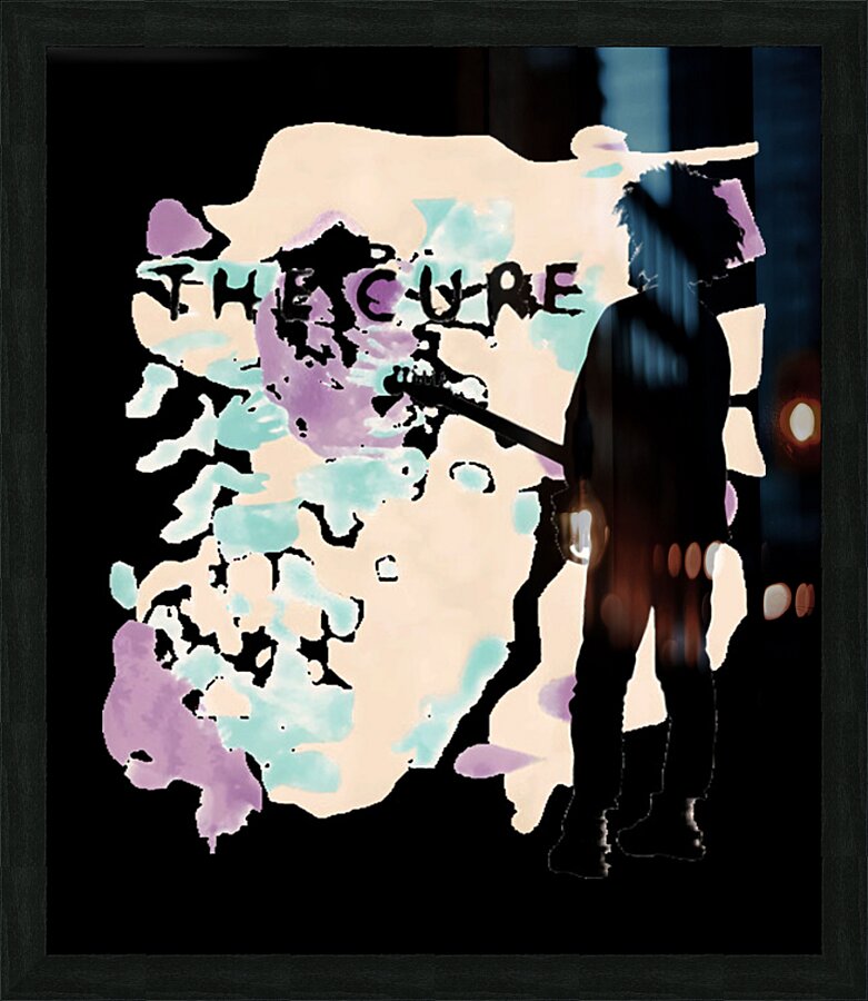 The Cure 15 Picture Frame print